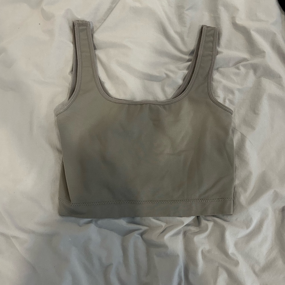 Stylish Tan Crop Top